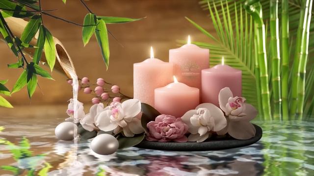 Música de meditación para la paz mental_ Estabilización de Rootchakra 🎵 Sonido de agua, música yoga