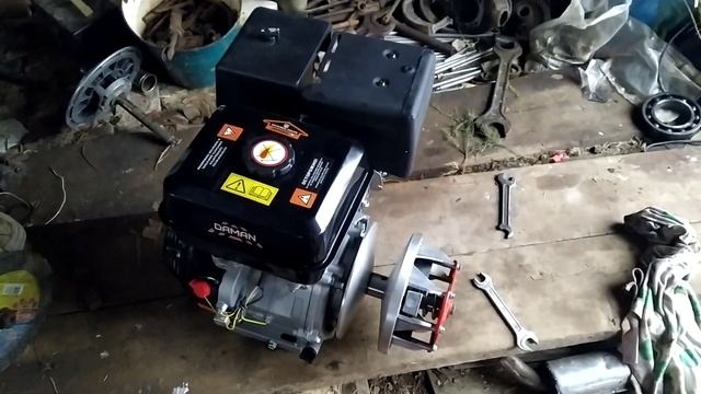 Начало постройки толкача из того что есть в гараже. смотреть онлайн