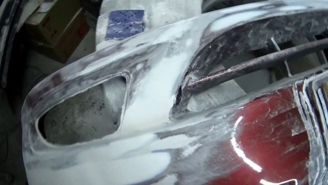 Тонны смолы и километры волокна. Спасаю бампера! смотреть онлайн