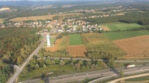 Approche aéroport Bâle Mulhouse / Landing Basel Mulhouse Airport HOP AIR FRANCE