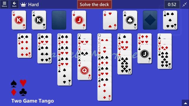 Two Game Tango Game #18 | October 21, 2021 Event | FreeCell Hard смотреть онлайн