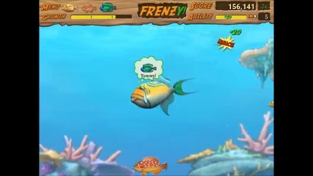 Feeding Frenzy 2 Walkthrough - Episode 2: Munch! Gulp! Chomp! смотреть онлайн