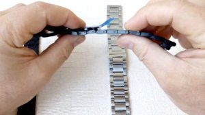 БРАСЛЕТ НА SAMSUNG GALAXY WATCH. ЛИТОЙ  БРАСЛЕТ. СТАЛЬ И ВОРОНЕННОЕ ПОКРЫТИЕ.