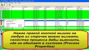 Какие процессы смотрят в интернет или TCPView как элемент сетевой безопасности