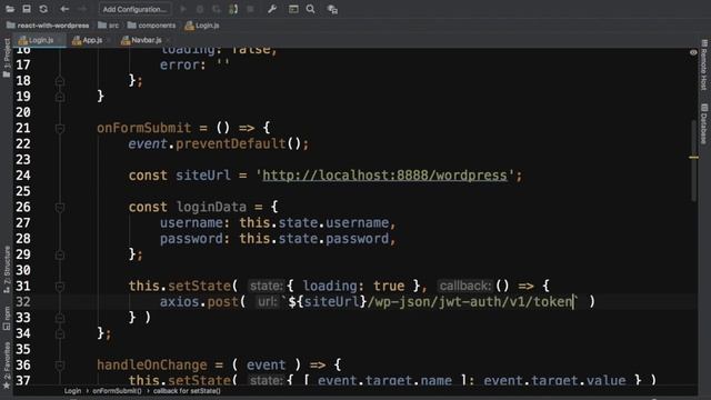 #4 JWT Authentication for WP REST API Plugin | React WordPress tutorial | React WordPress theme