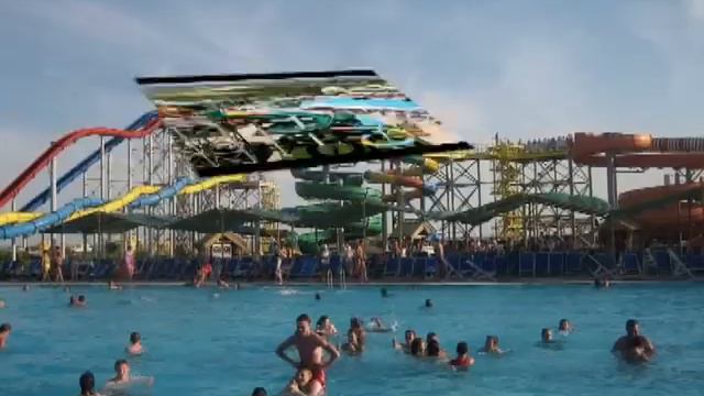 Аквапарк в Евпатории "Банановая республика" Крым. The water Park in Evpatoria Crimea