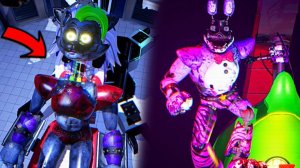 ПОЧИНИЛ РОКСИ и УНИЧТОЖИЛ БОННИ без ЛИЦА  FNAF Security Breach Обновление + Мод
