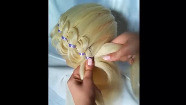 Коса с лентой в цветок смотреть онлайн