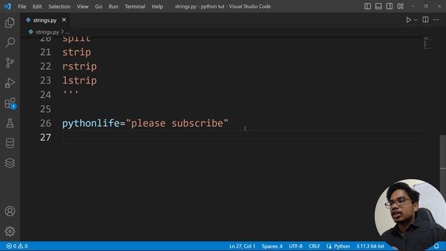 Python Strings | String Methods in Python | Python Tutorials in Telugu | Python for Beginners