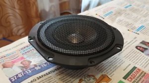 Размягчение СЧ динамика на акустике Diatone.