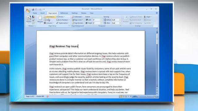 How to change paper size in Microsoft® Word 2007 смотреть онлайн