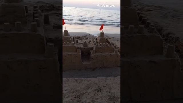 Турция. Аланья. Пляж Сиде. Обстановка на пляже море и погода сегодня 16 ноября 2023