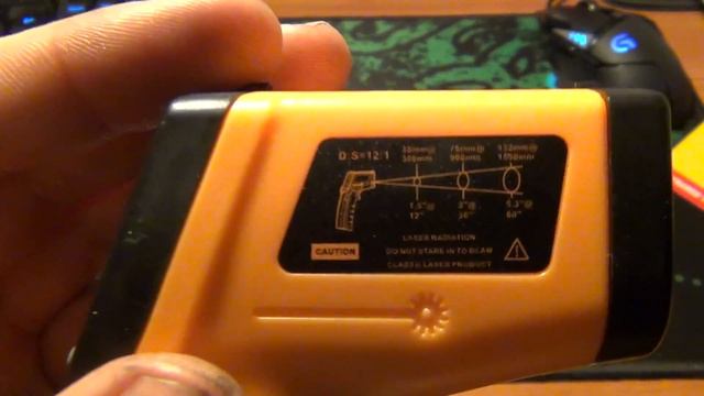 Пирометр- лазерный термометр ( laser del termómetro ) смотреть онлайн