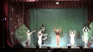 Танец зверят в новогоднем лесу.