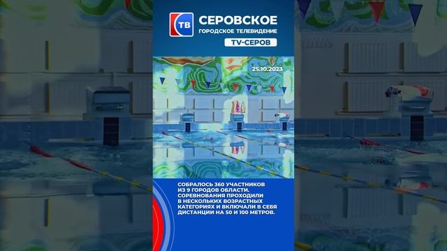 22 октября в Водном Дворце состоялось первенство Серовского городского округа по плаванию