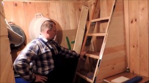 Простая лестница на чердак своими руками