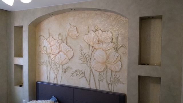 Художественное оформление  комнат,  декоративная  штукатурка , роспись стен. мастер Игорь Сыкулев. смотреть онлайн