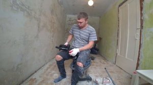 Первый класс!Комната в Хрущевке!Как выравнивать углы по правилу!Апгрейд штробореза!