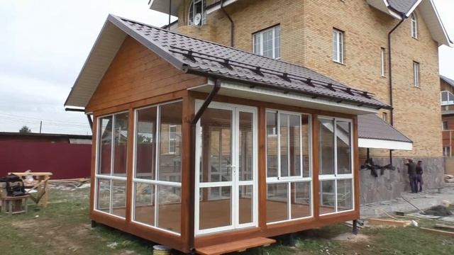 Веранда с остеклением