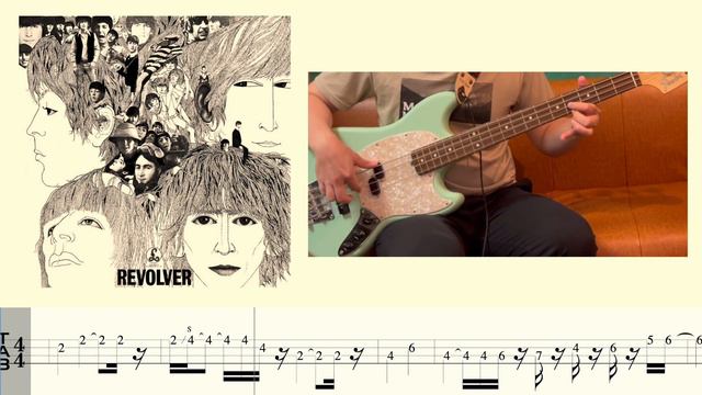 The Beatles - For No One【Bass Cover Tablature】（ビートルズ/ ベース カバー/ TAB 譜） смотреть онлайн