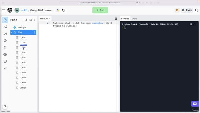 (Exercise) Change File Extensions | Automate Everything with Python