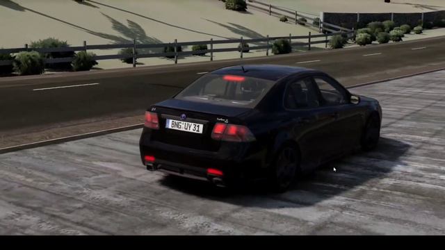 Saab 9-3 Cinematic BeamNG.Drive смотреть онлайн