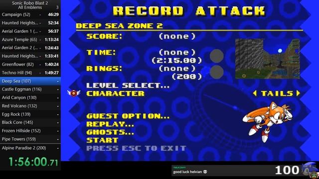 Sonic Robo Blast 2 100%/200 emblems in 3:49:56 смотреть онлайн