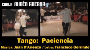 Mirta Milone y Quique Camargo bailan Paciencia con Los Reyes del Tango canta Rubén Guerra