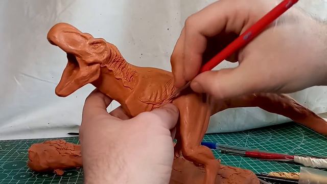 Jurassic World, Tyrannosaurus made of plasticine|| Мир юрского периода, Тиранозавр из пластилина