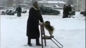 Санки-финки в селе Тумботино