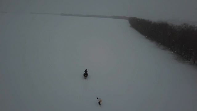 DJI Mavic Pro - За снегоходом на сноуборде смотреть онлайн