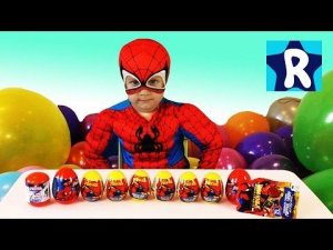 ★ Человек Паук Spiderman Открывает Много Сюрпризов Spider-Man unboxing Toy Monster