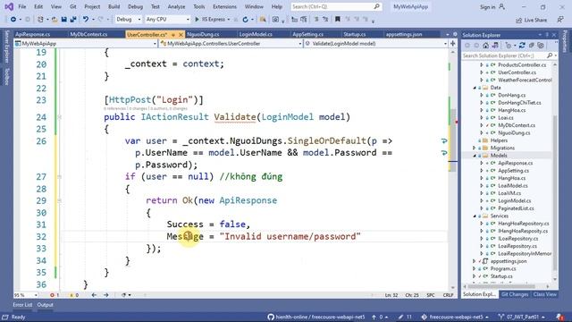 [WebAPI-NET5] #8 Secure API with Json Web Token (JWT)