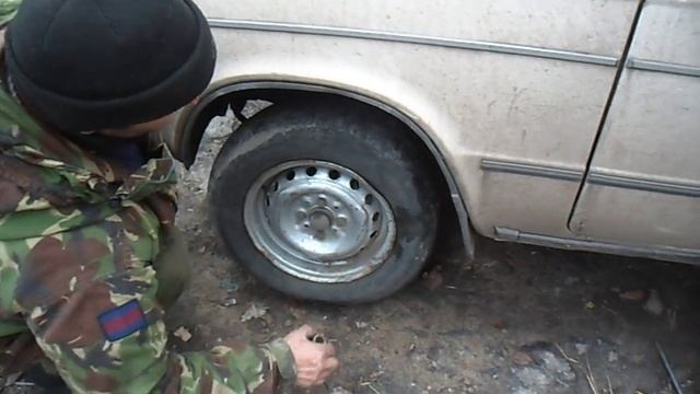 замена колеса
