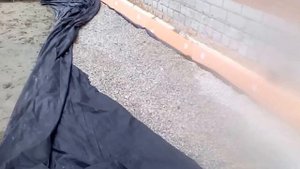 ПОДГОТОВКА ОСНОВАНИЯ ПОД БРУСЧАТКУ