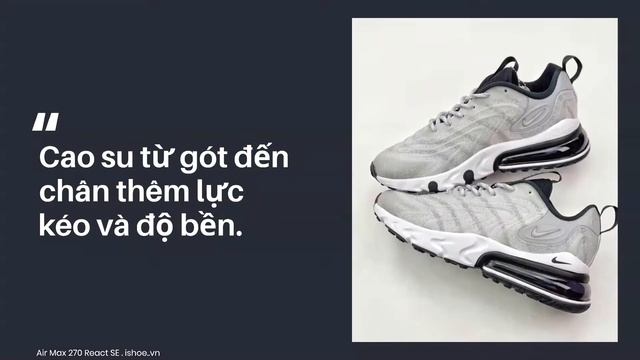 Nike Air Max 270 React ENG | ISHOE.VN смотреть онлайн
