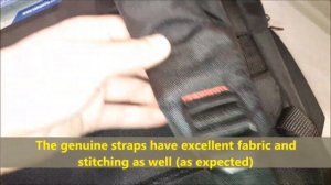 Real vs Fake Samsonite bag. How to spot fake Samsonite backpacks