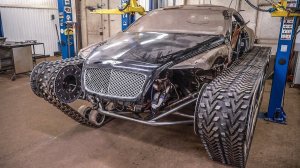 Bentley Ultratank. Кузов установлен на шасси.