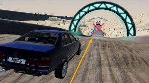 Спуск с ловушками. BeamNG