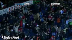 www.todayfoot.com Osasuna 2-1 Villarreal 18/12/2011