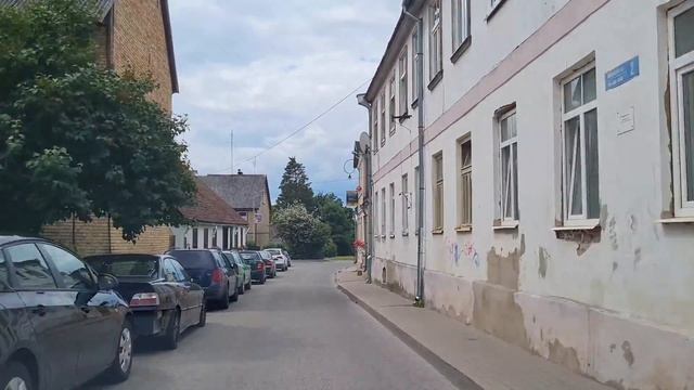 4k Driving in Tukums. Latvia. European city. Latvija. Braukšāna Tukumā. смотреть онлайн