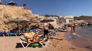 Пляж отеля Хилтон Шаркс Бэй/Hilton Sharks Bay Resort 4*. Обзор отелей Шарм-Эль-Шейха.