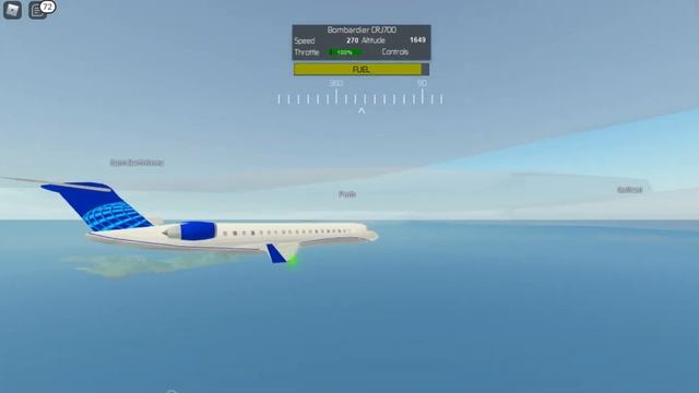 Flying the CRJ700 in Pilot Training Flight Simulator! [Roblox] смотреть онлайн