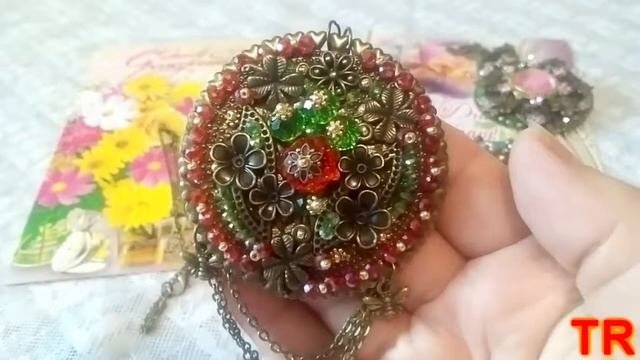 Винтажные броши филигрань своими руками. Обзор.