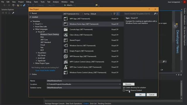 Agent Git and Visual Studio 2017 смотреть онлайн