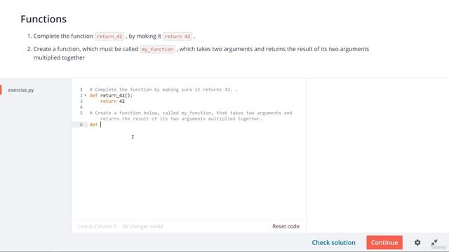 02 - A Full Python Refresher - 024 Solution to coding exercise Functions
