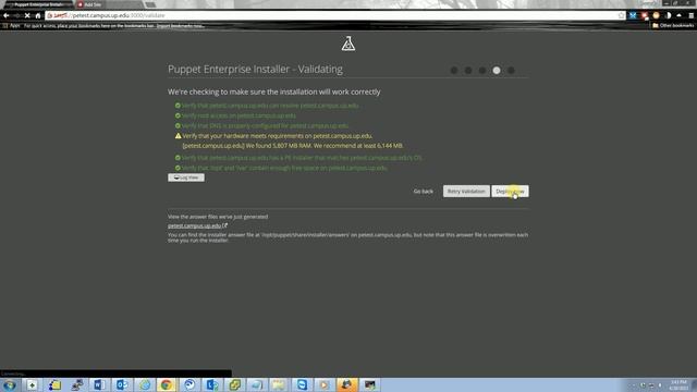 Puppet Enterprise 3.8 Installation Error смотреть онлайн