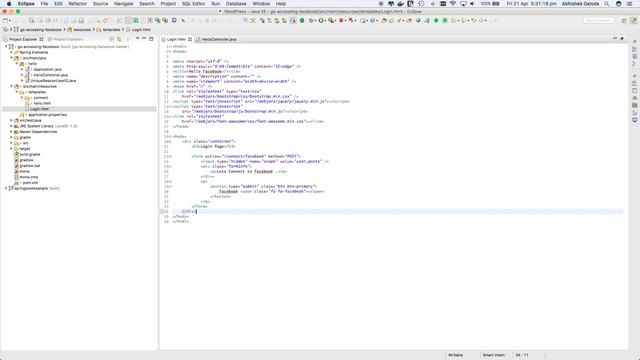How to change the default spring social redirect page flow смотреть онлайн
