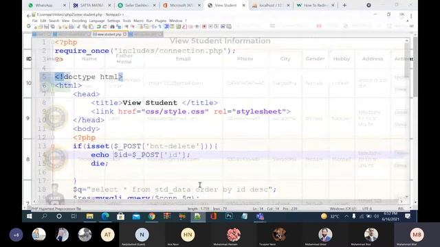 l#52part#2 || how to delete data from database using php || June 16, 2021 смотреть онлайн