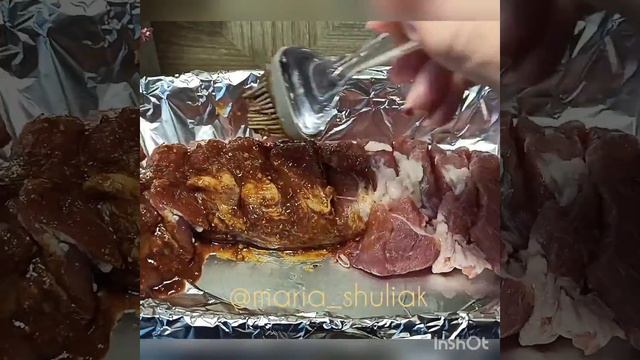 Мясо запечённое "Гармошка". Вырезка запечённая. Как приготовить мясо. Запечённая свиная вырезка.